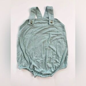 Kate Quinn Bamboo Overall Teal Romper